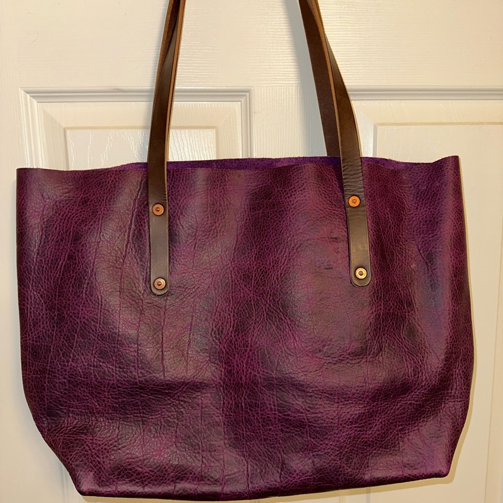 Grape Bison Go Fourth Good’s Large Avery Tote
